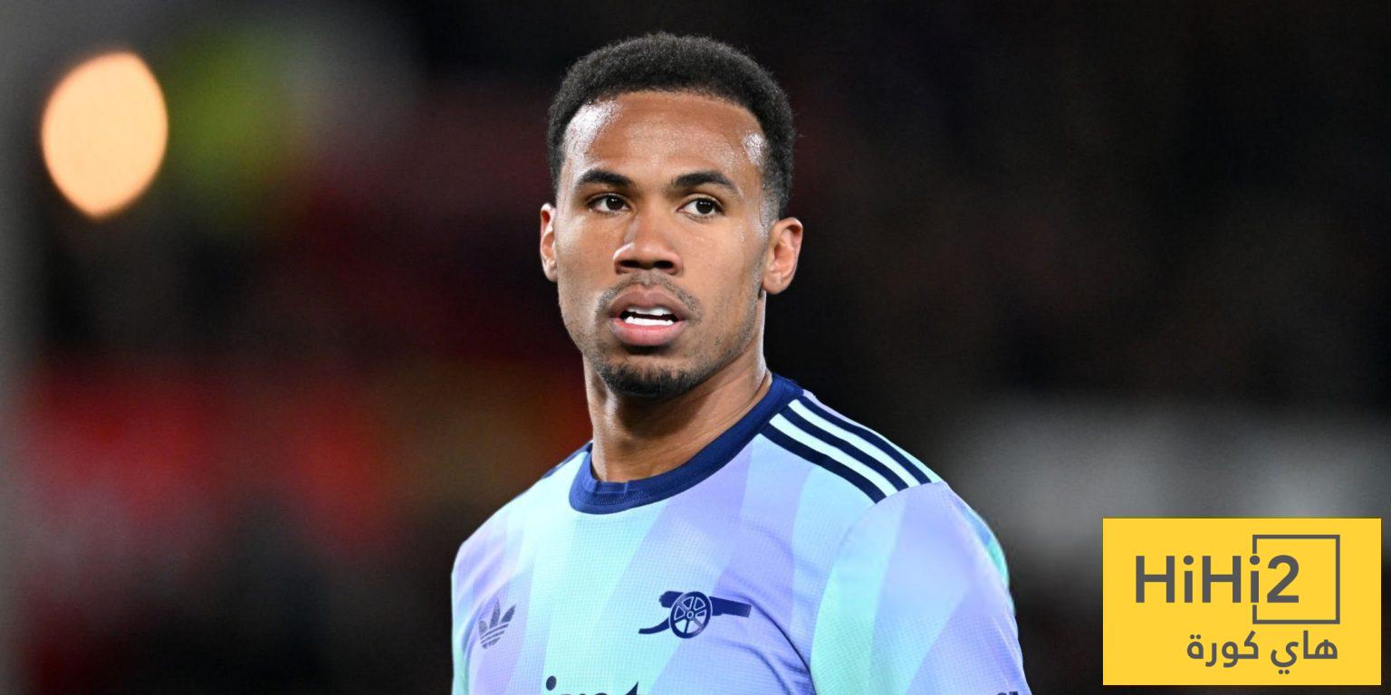 مدرب أرسنال يطمئن الجماهير على غابرييل