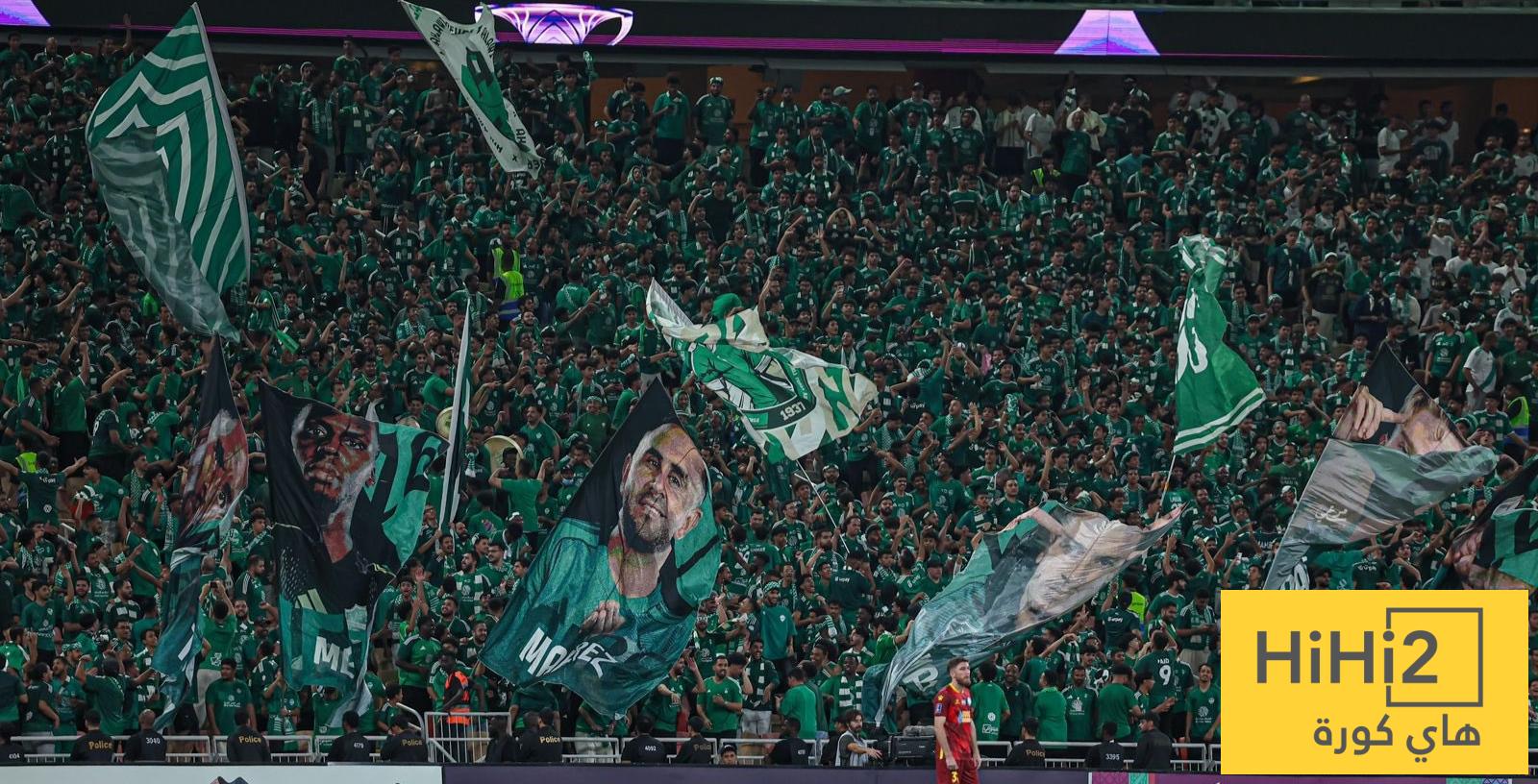 الحضور الجماهيري لمباراة الأهلي والقادسية