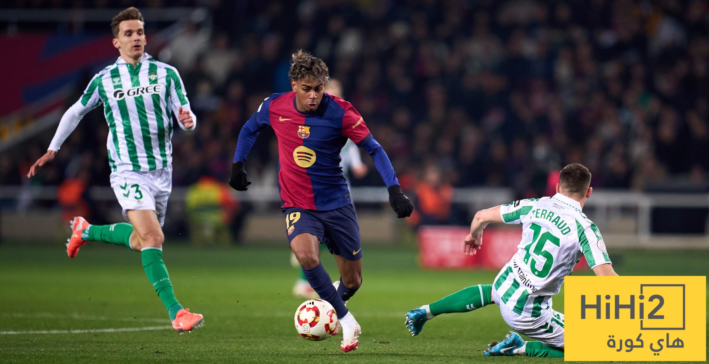 نتائج آخر خمس مباريات بين برشلونة وريال بيتيس