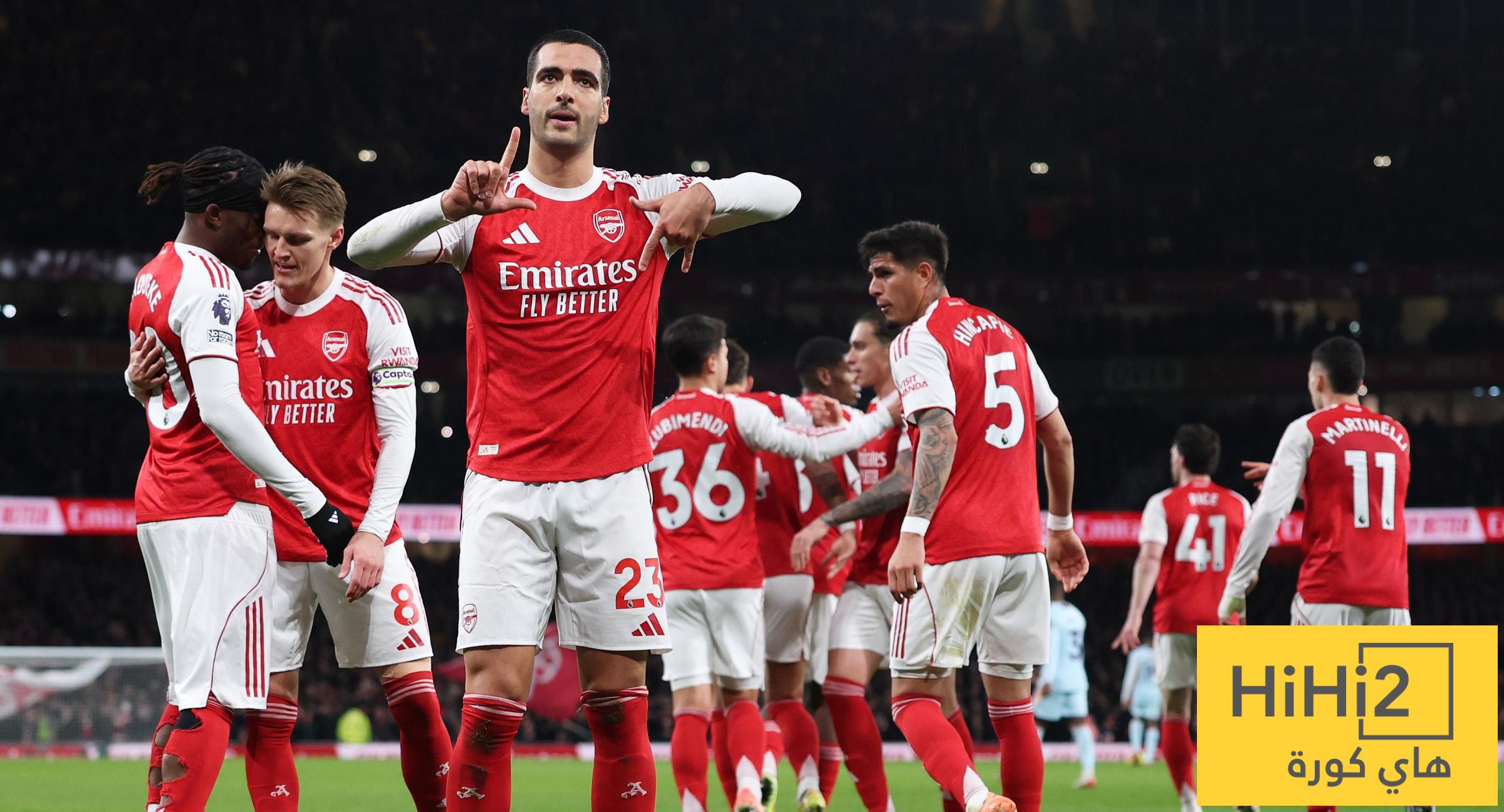 هدافي أرسنال في البريميرليغ قبل مواجهة أستون فيلا
