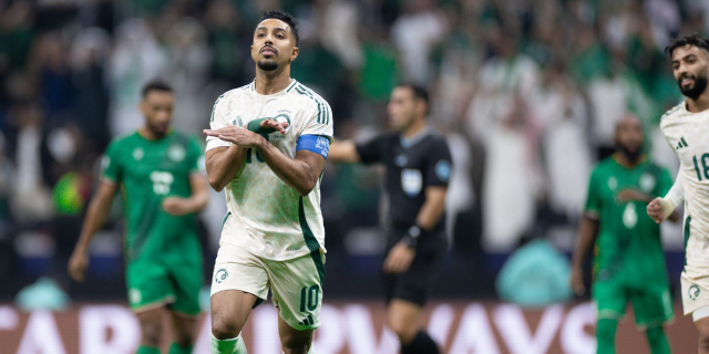 الرسم التكتيكي لتشكيلة المنتخب السعودي ضد فلسطين