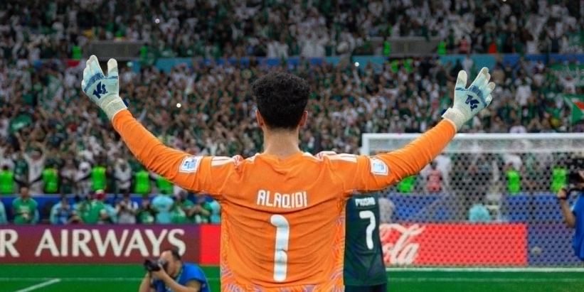 تقييم مذهل للاعب الأخضر ضد فلسطين بكأس العرب