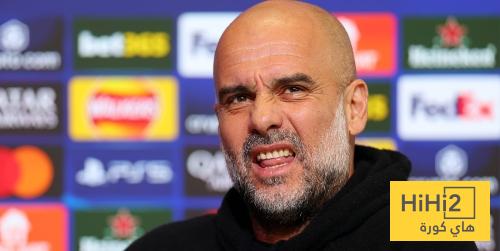 غوارديولا يوضح اكثر نقطة سلبية في فريقه هذا الموسم