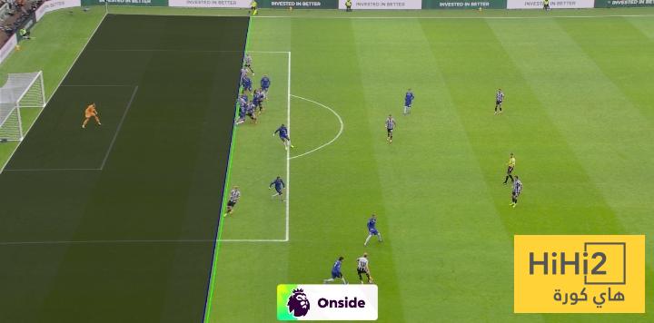 خطأ تقني في مباراة تشيلسي و نيوكاسل