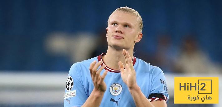 احصائيات هالاند في الدوري الانجليزي هذا الموسم