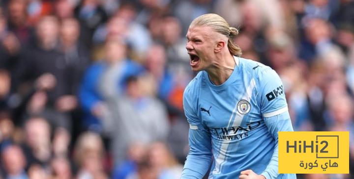 ملخص ما قدمه هالاند في الشوط الأول أمام وست هام