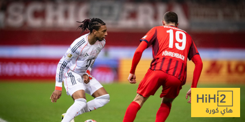 إحصائيات نصف ساعة من مباراة بايرن ميونخ وهايدينهايم