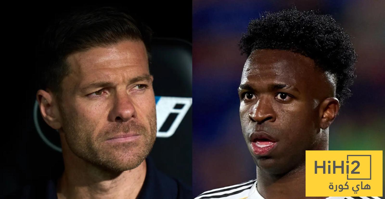 جمهور ريال مدريد يدعم الونسو و يرفض بقاء فينيسيوس .. رسالة واضحة