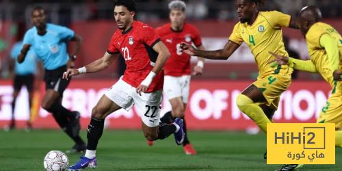 إحصائيات نصف ساعة من مباراة مصر وزيمبابوي