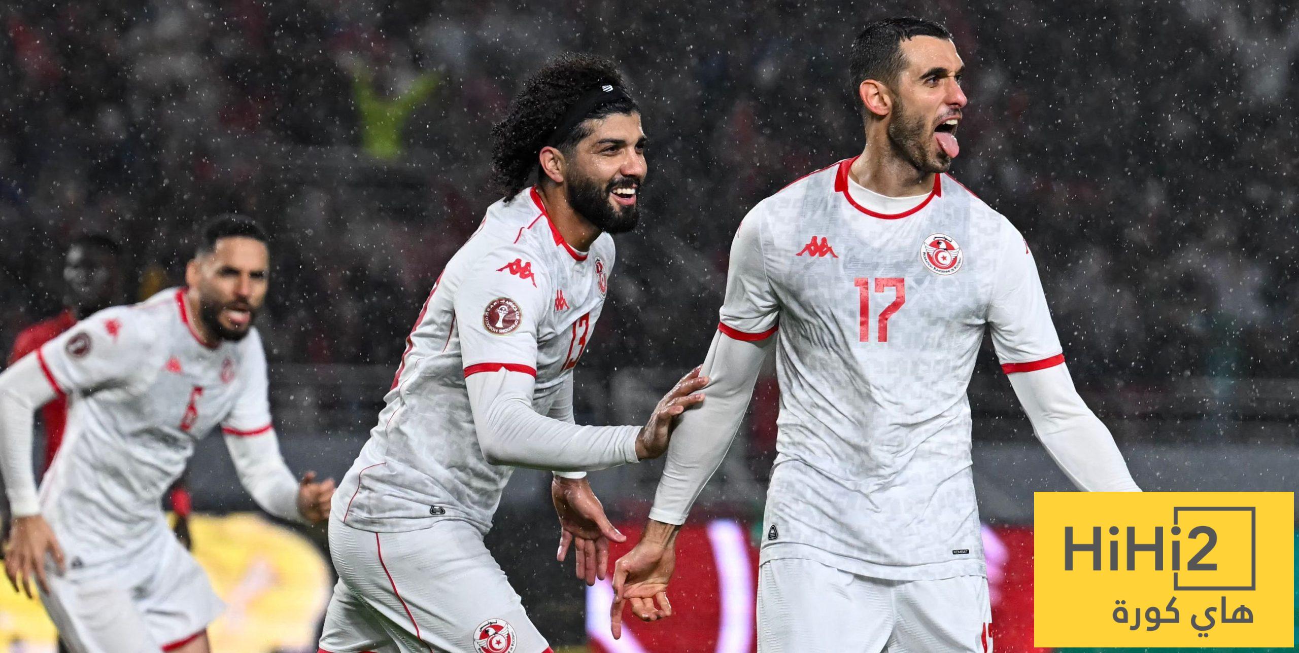 جدول ترتيب مجموعة تونس في كأس أمم أفريقيا بعد نهاية الجولة الأولى