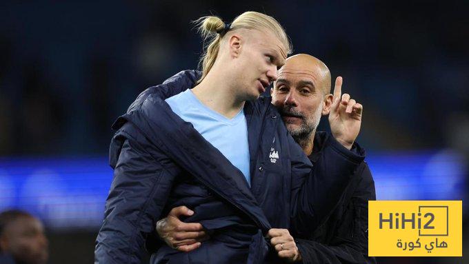 صورة : هالاند يرد على غوارديولا !