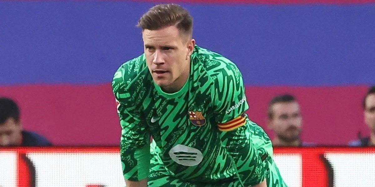 مفاجأة جديدة عن مستقبل تير شتيغن في برشلونة