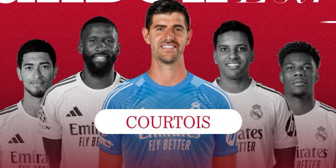 رسميا: كورتوا افضل لاعب في ريال مدريد لشهر ديسمبر