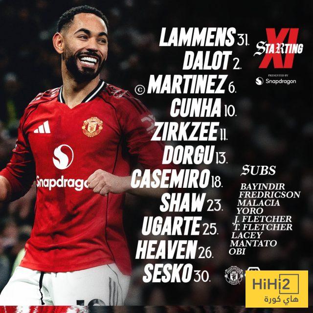 تشكيلة مانشستر يونايتد ضد وولفرهامبتون في الدوري الإنجليزي 4 تشكيلة مانشستر يونايتد ضد وولفرهامبتون في الدوري الإنجليزي 3