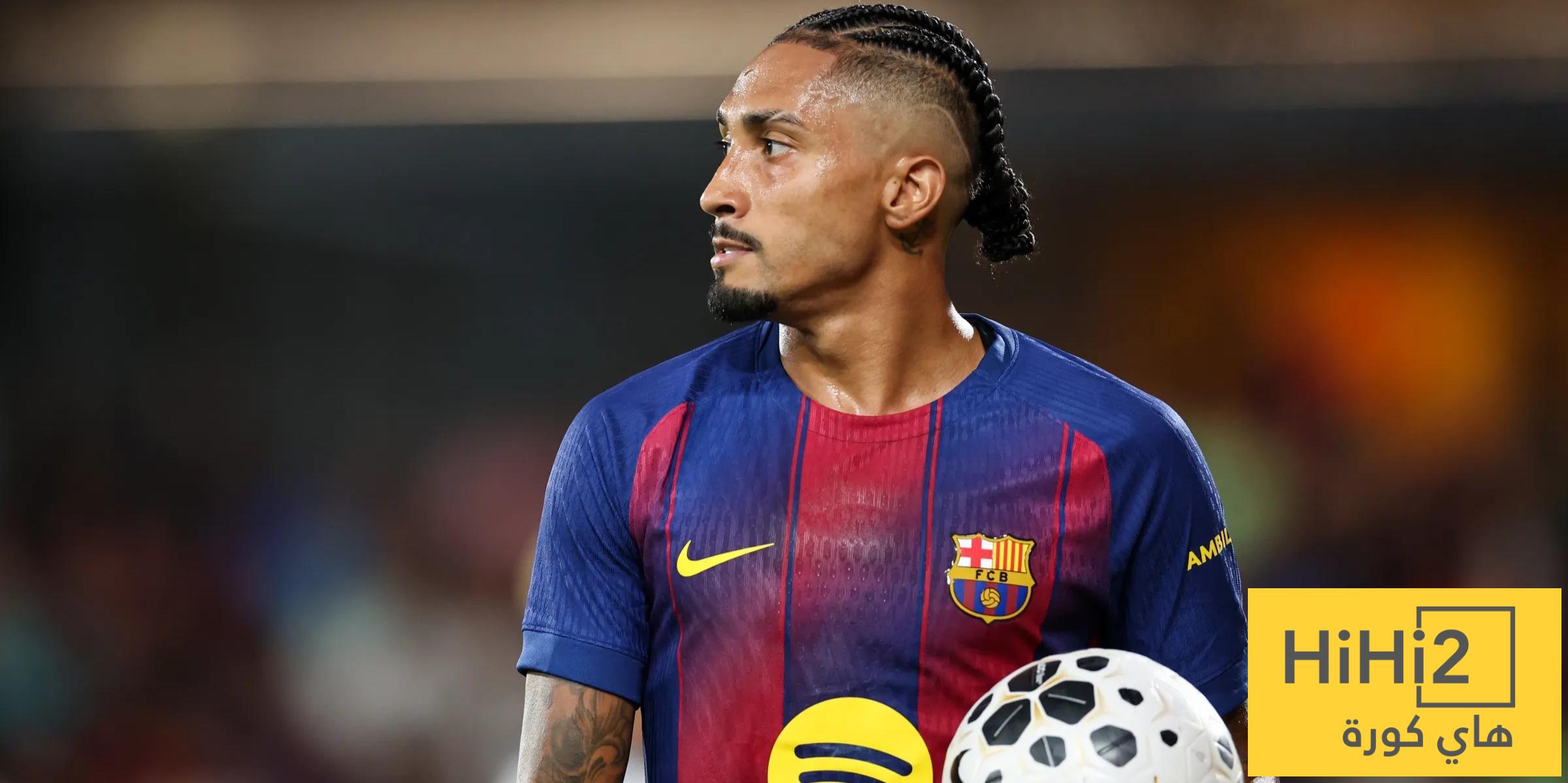 2025 … عام المستوى الجنوني لرافينيا مع برشلونة