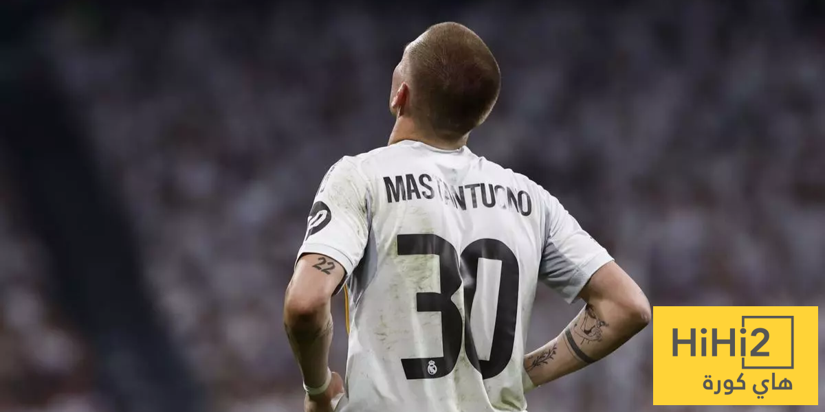 موقف ريال مدريد من ماستانتونو