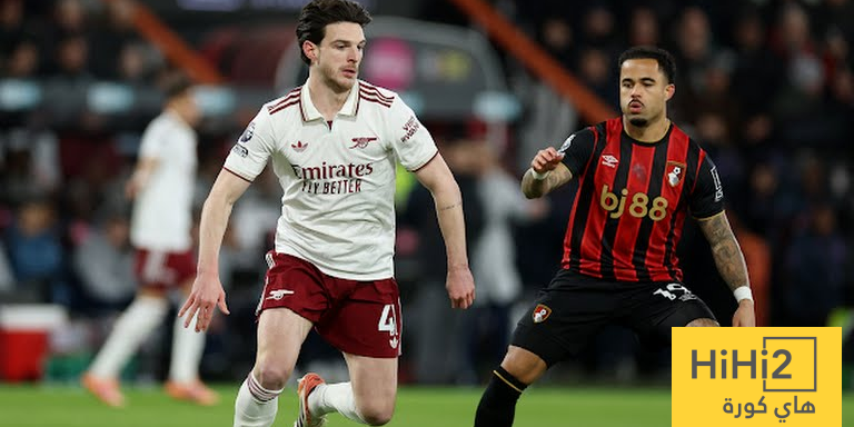 ترتيب الدوري الانجليزي بعد فوز ارسنال على بورنموث