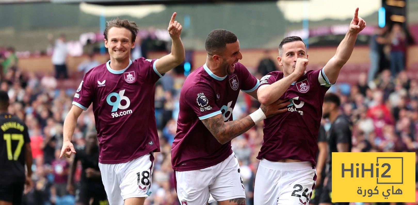 هدافي بيرنلي في البريميرليغ قبل مواجهة مانشستر يونايتد