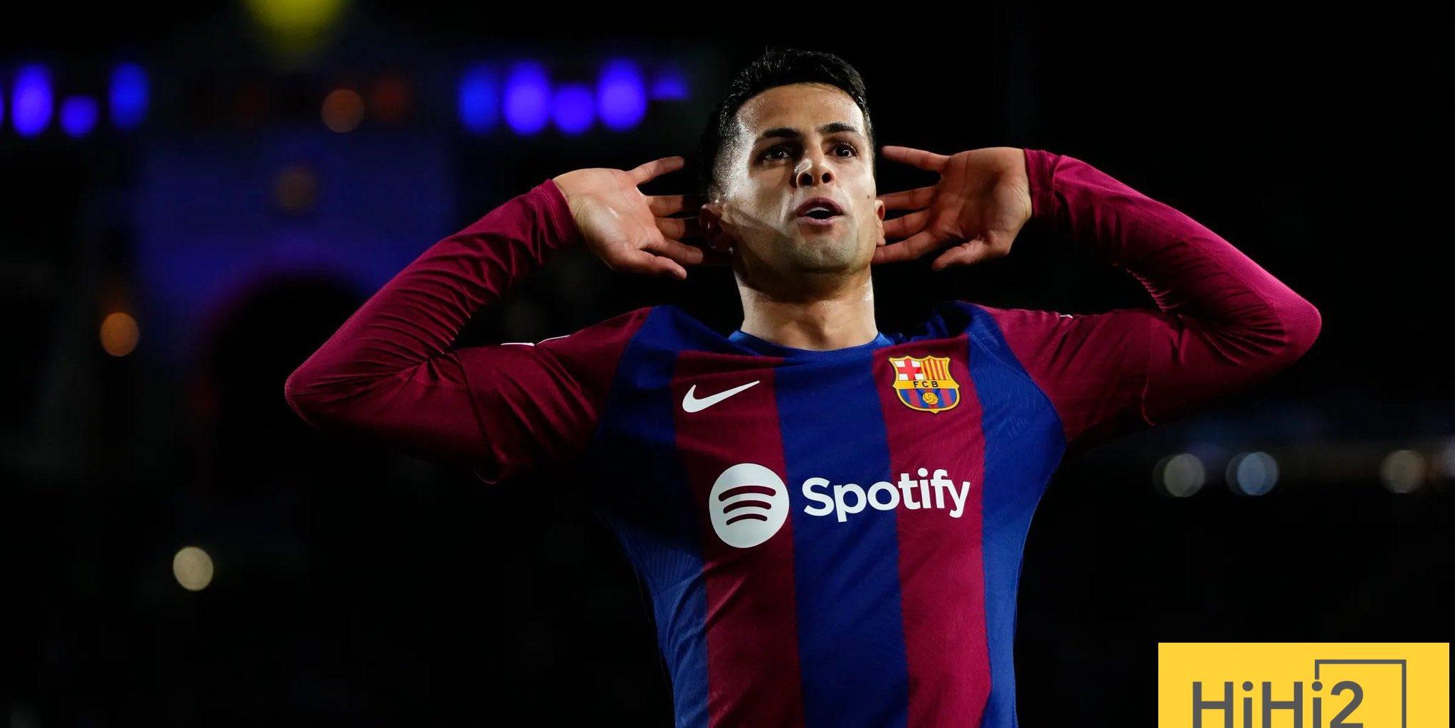 برشلونة يغلق ملف الانتقالات بعد صفقة كانسيلو