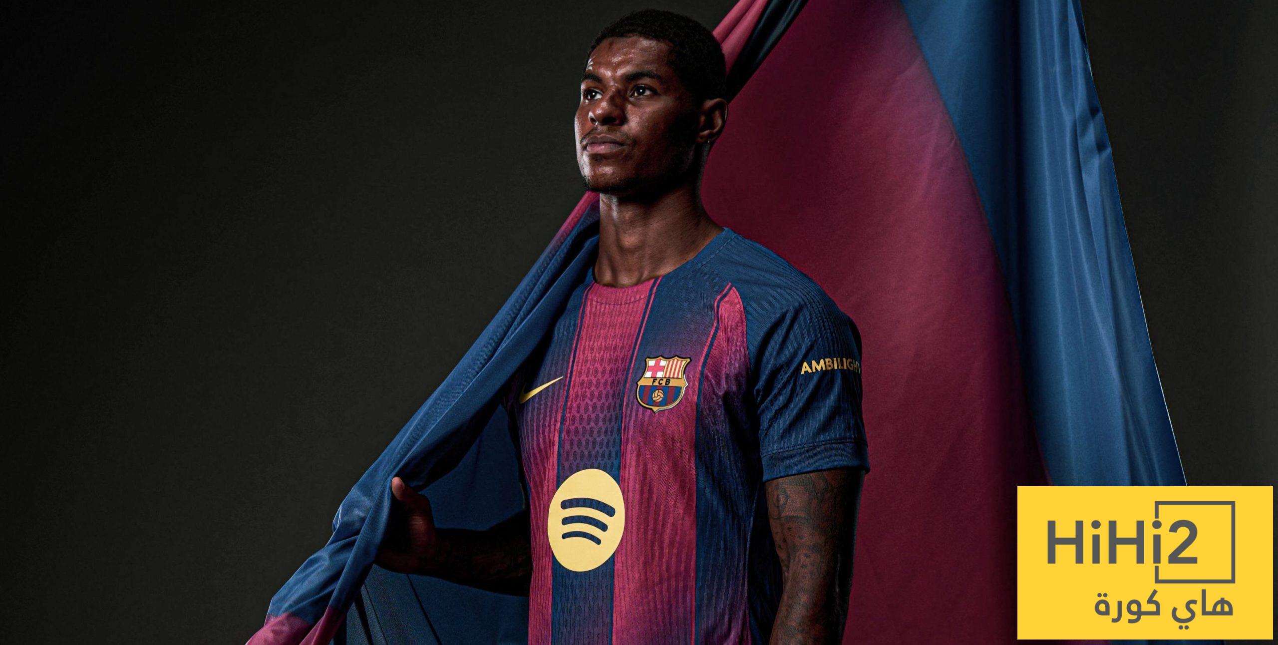 موقف برشلونة من التعاقد مع راشفورد بشكل دائم