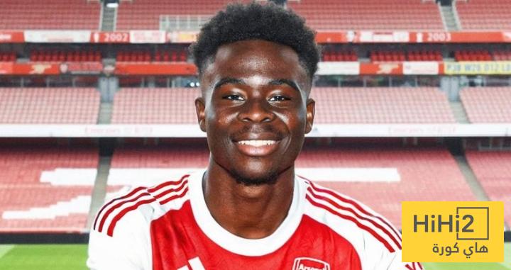 راتب ساكا الجديد مع أرسنال