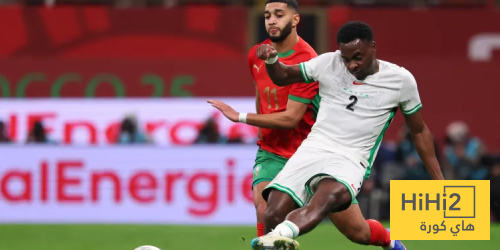 إحصائيات الشوط الأول لمباراة المغرب ونيجيريا