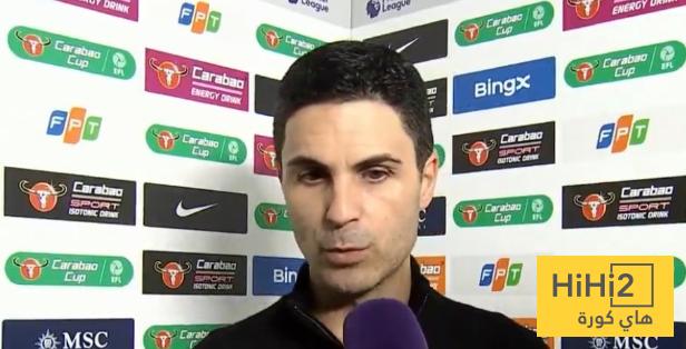 أرتيتا يعلق على الفوز أمام تشيلسي