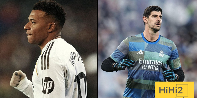 كورتوا ومبابي الاستثناء داخل ريال مدريد