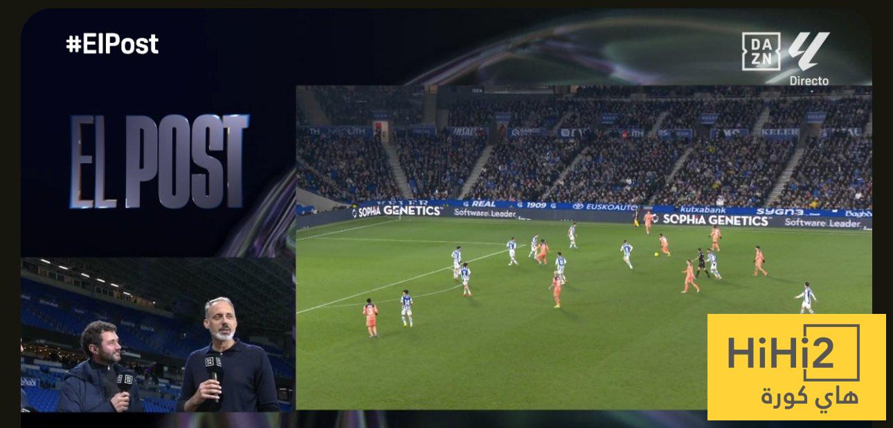 ماذا قال مدرب سوسيداد بعد الفوز على برشلونة ؟