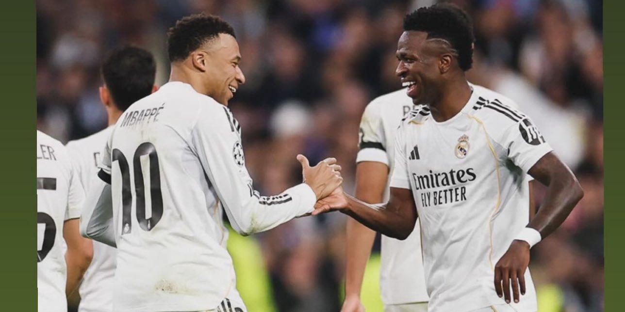 فينيسيوس يرد على منشور على مبابي