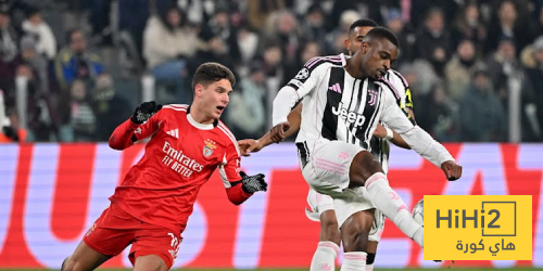 إحصائيات نصف ساعة من مباراة يوفنتوس وبنفيكا