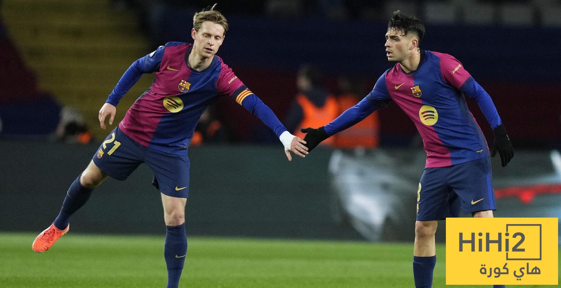 ثنائية بيدري ودي يونغ الأفضل في أوروبا