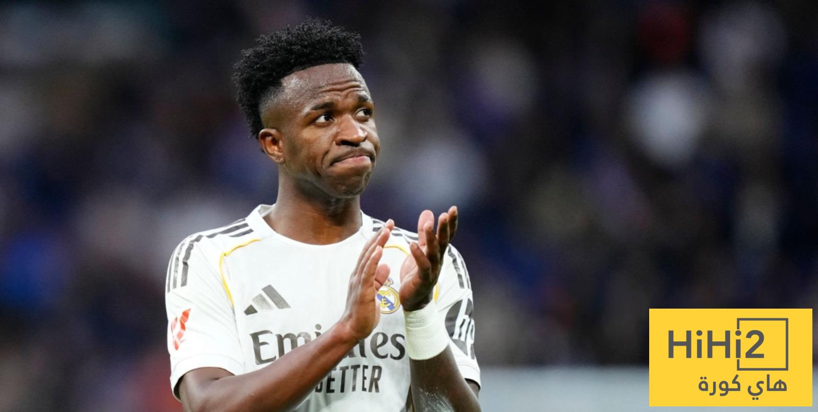 رسميا : فينيسيوس افضل لاعب في الاسبوع بدوري الابطال