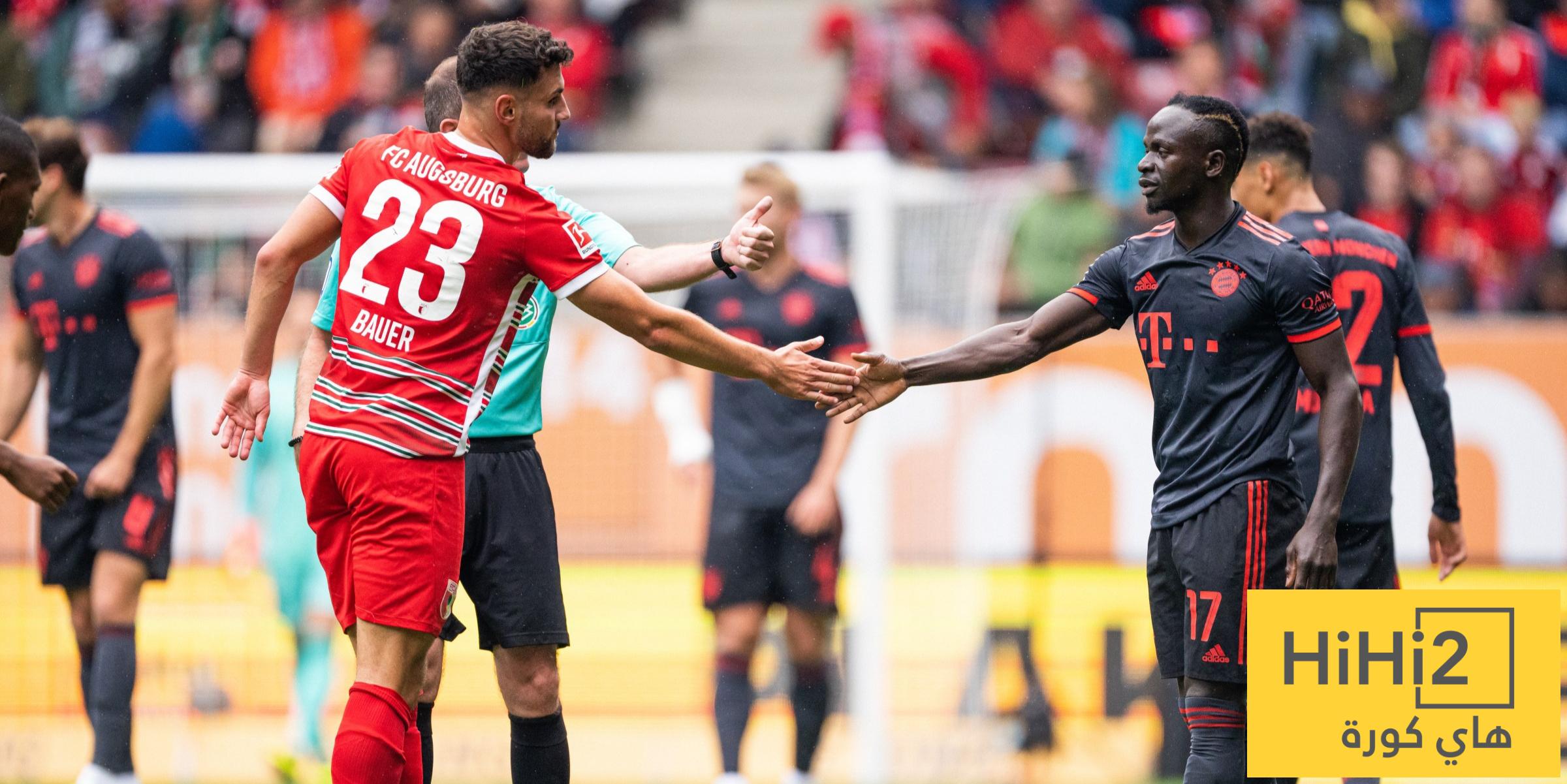 هدافي اوغسبورغ في الدوري الألماني قبل مواجهة بايرن ميونيخ