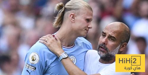 غوارديولا يعلق على اعتذار هالاند من الجماهير بعد الهزيمة الاخيرة