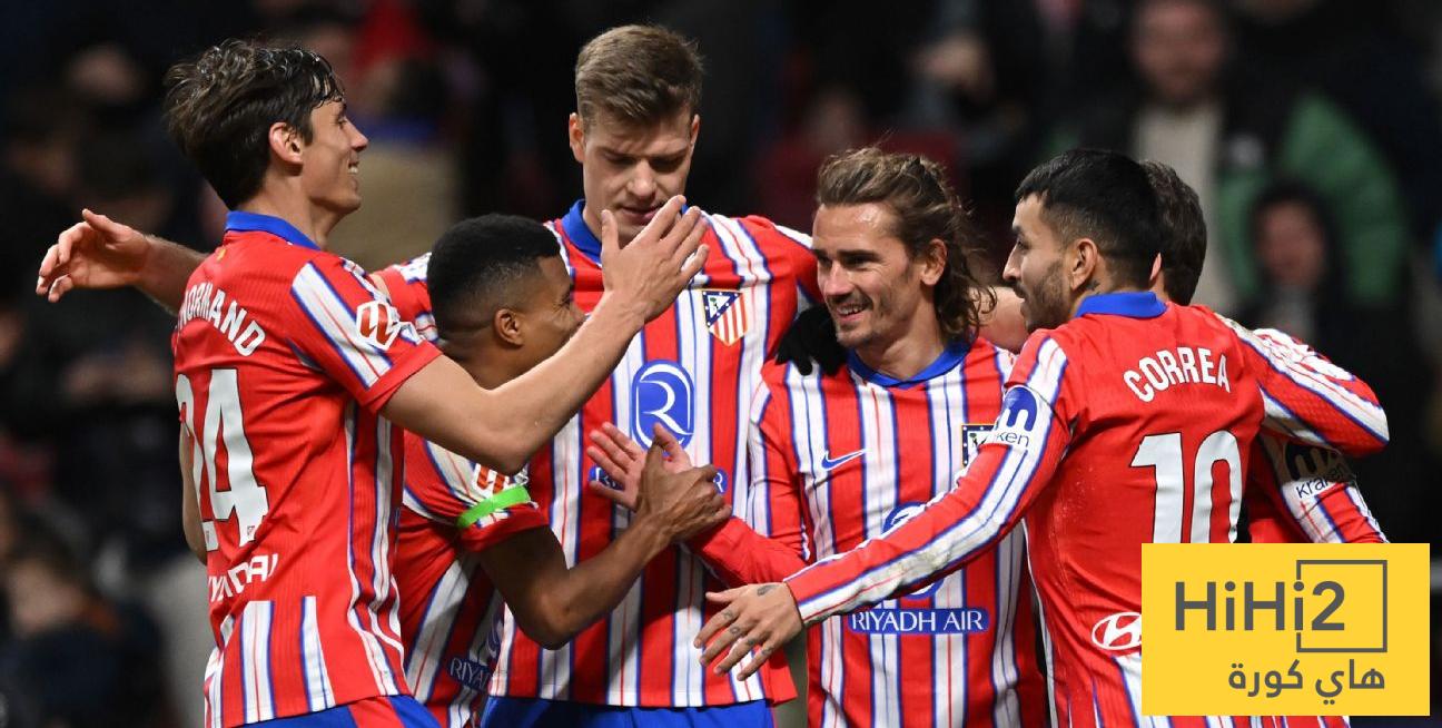 نتائج آخر خمس مباريات بين أتلتيكو مدريد وريال مايوركا