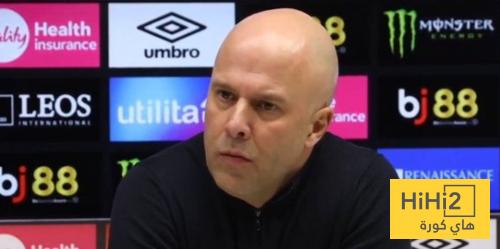 أول تعليق من سلوت بعد الهزيمة امام بورنموث