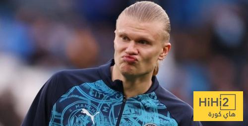 هالاند صائم عن التهديف هالاند صائم عن التهديف