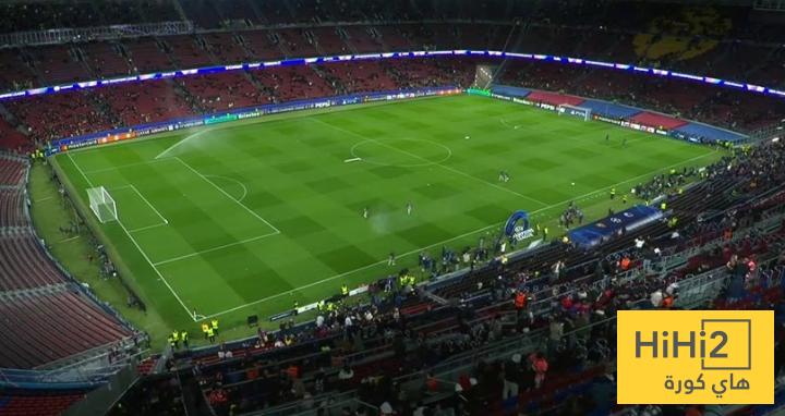 جماهير برشلونة تتوافد على مدرجات الكامب نو قبل لقاء كوبنهاغن