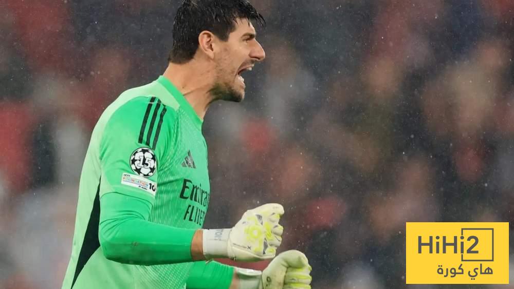 كورتوا يفعل ما لم يجرؤ عليه أحد في ريال مدريد!!