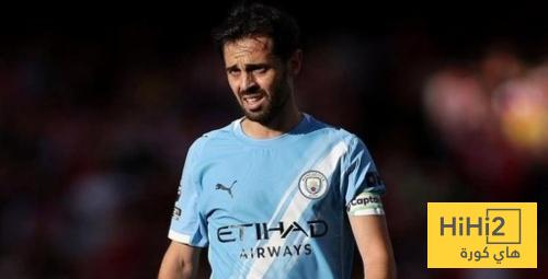 بيرناردو سيلفا يتحدث عن المنافسة مع ارسنال على صدارة البريميرليغ