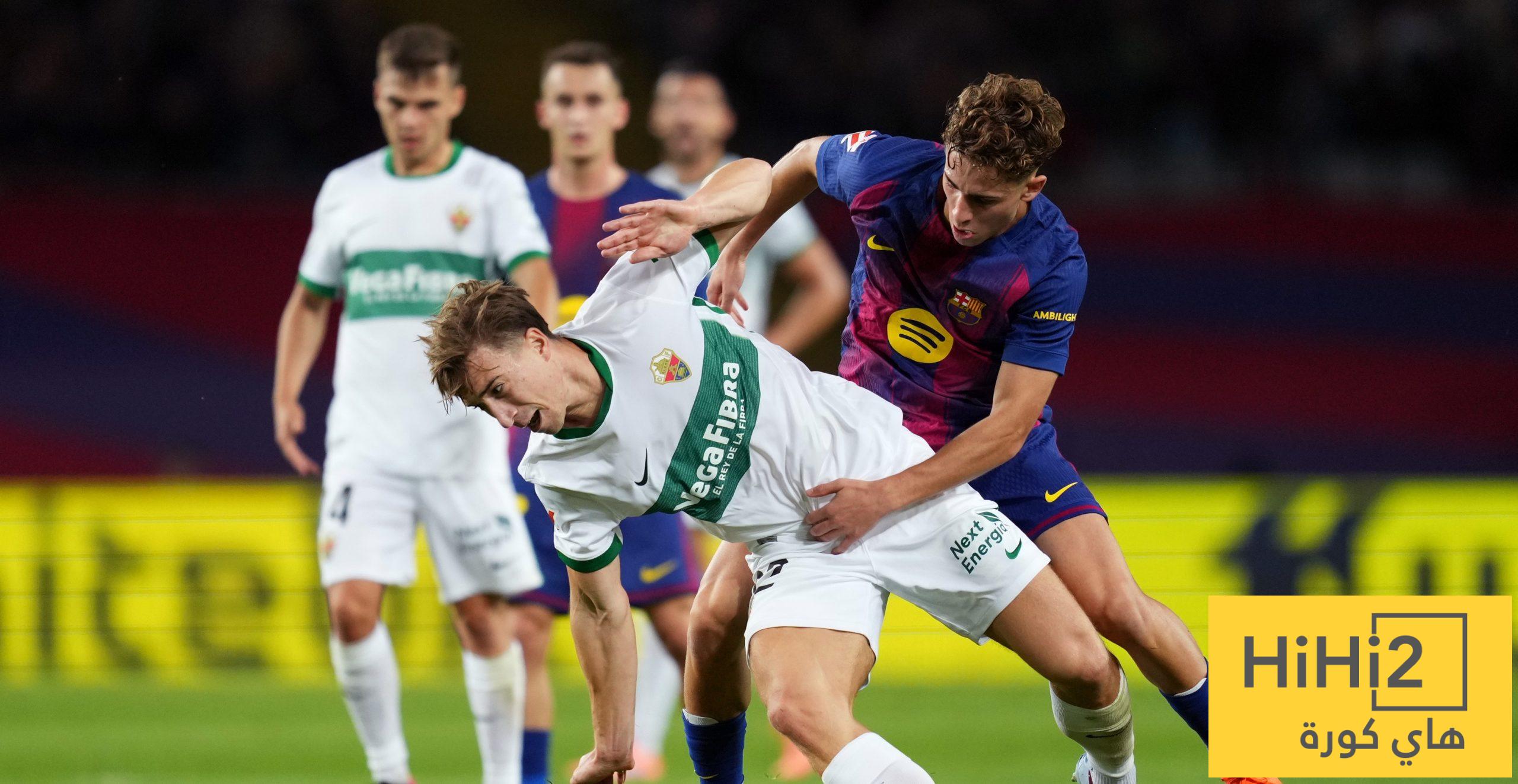 هدافي إلتشي قبل مواجهة برشلونة في الليغا