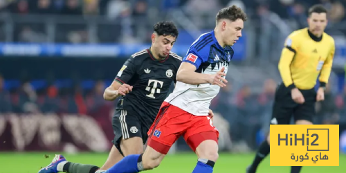 إحصائيات مباراة بايرن ميونخ وهامبورغ بعد نصف ساعة