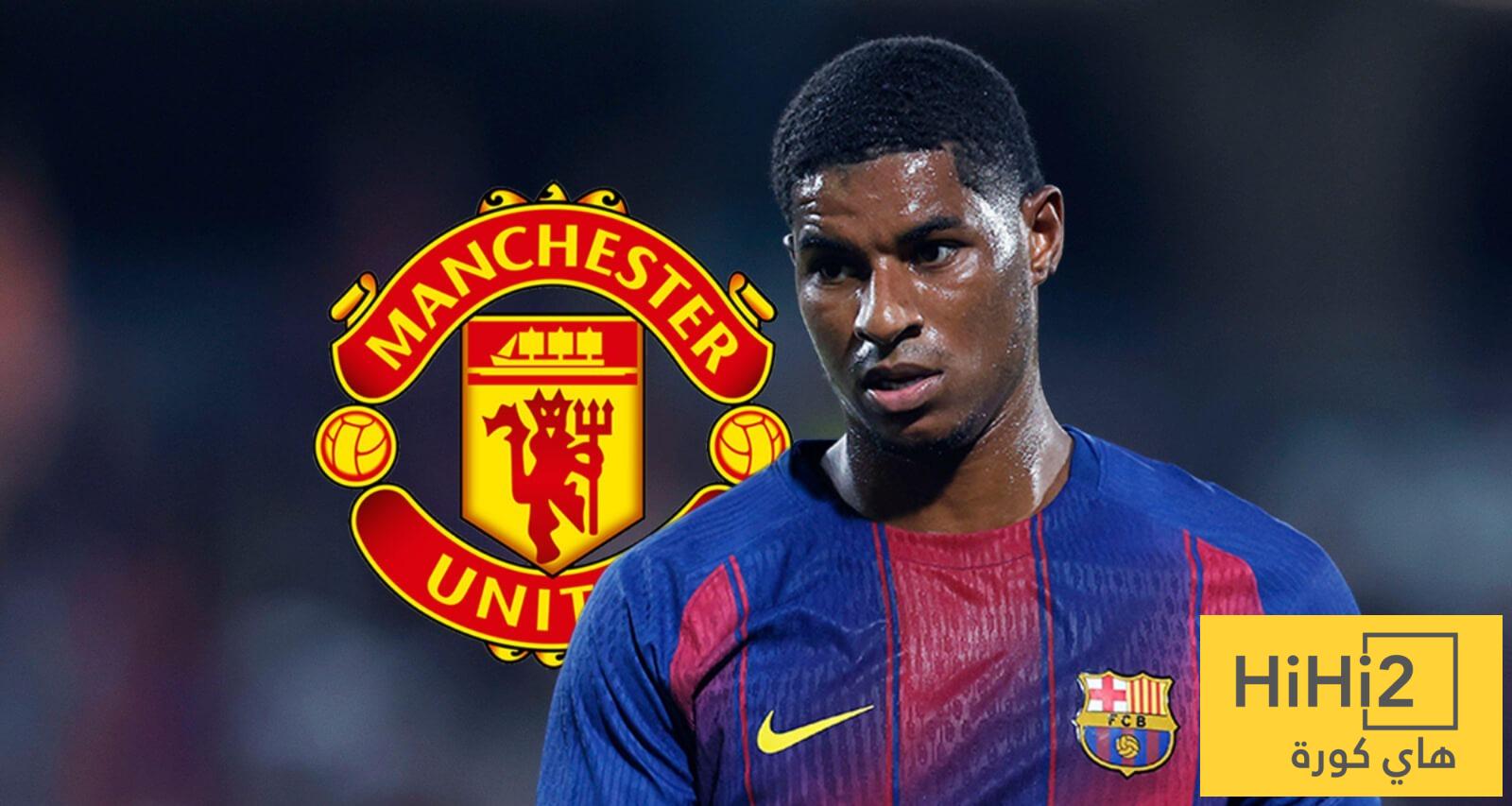 مدرب اليونايتد يمنع راشفورد من الاستمرار مع برشلونة