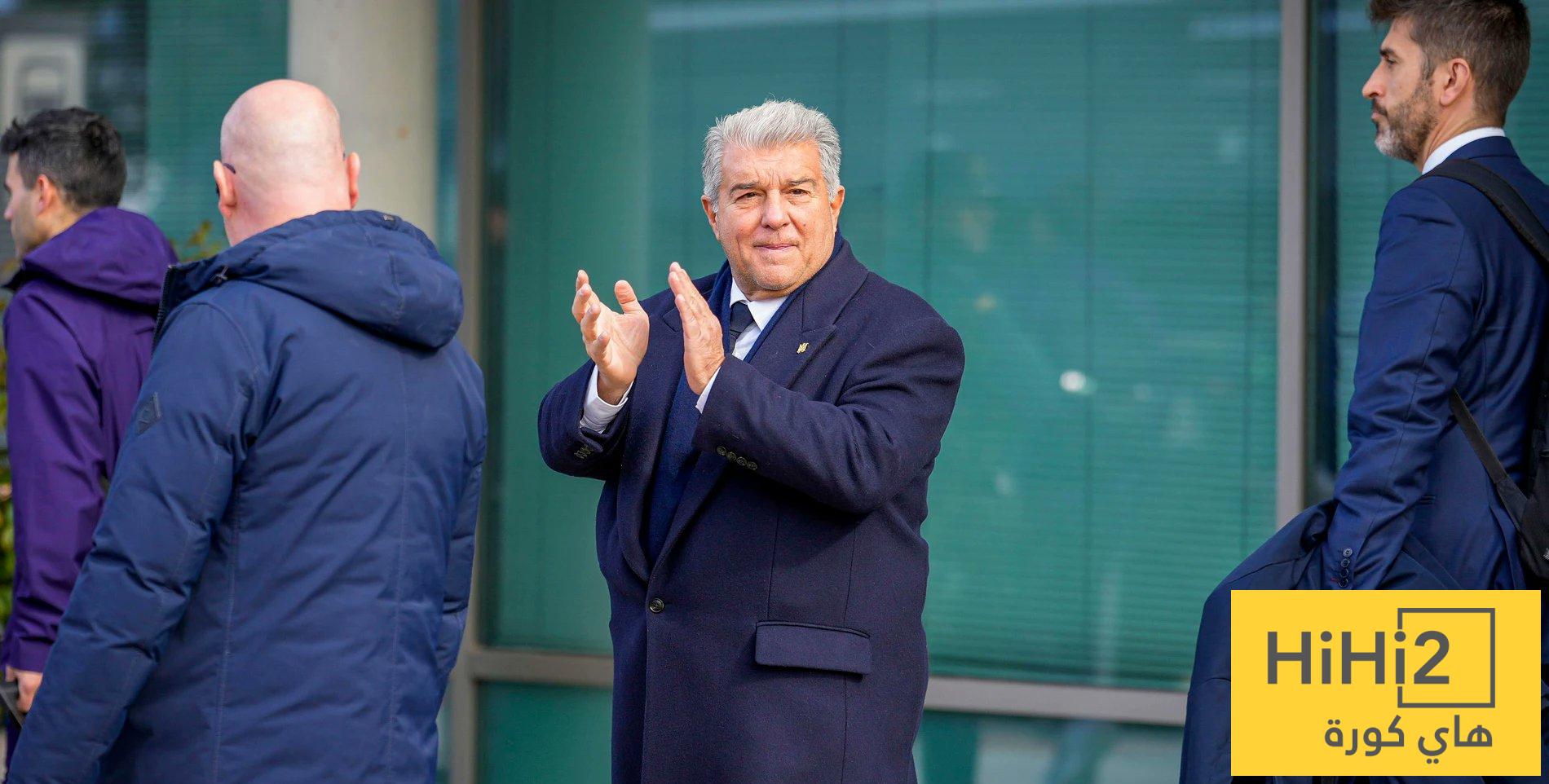 لابورتا يستغل ريال مدريد لتعزيز حملته الانتخابية لابورتا يستغل ريال مدريد لتعزيز حملته الانتخابية