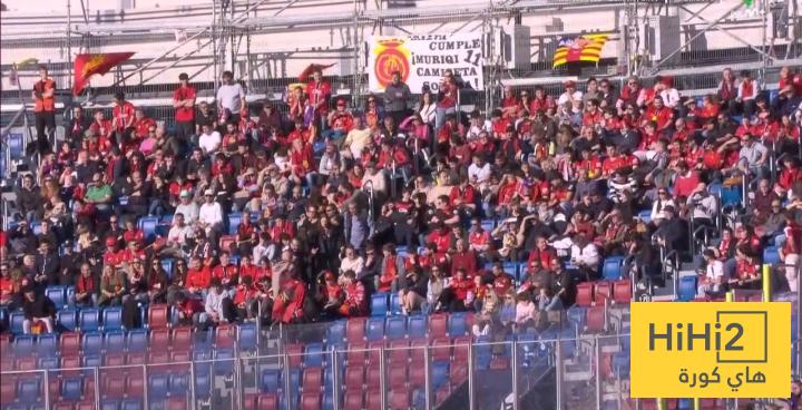 عدد الحضور الجماهيري لـ مايوركا أمام برشلونة