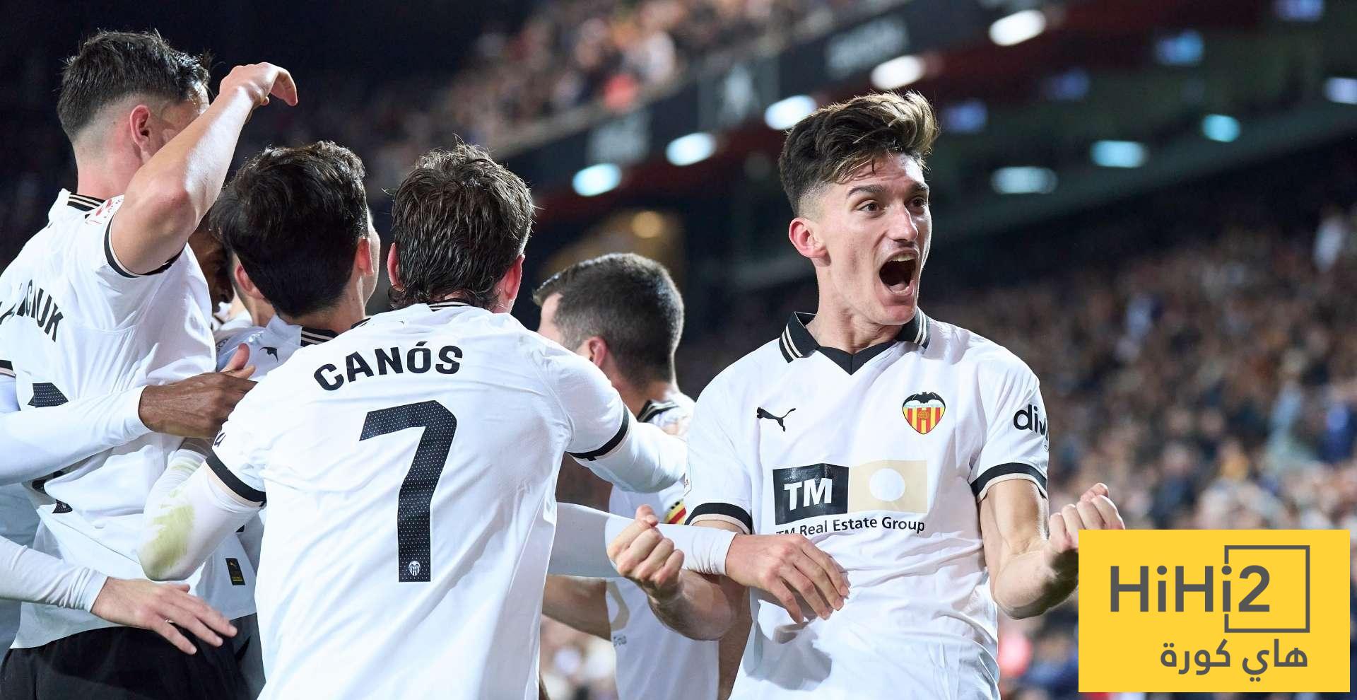 هدافي فالنسيا في الليغا قبل مواجهة ريال مدريد