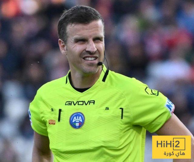 أرقام خاصة بحكم مباراة الإنتر واليوفي 2 أرقام خاصة بحكم مباراة الإنتر واليوفي 1