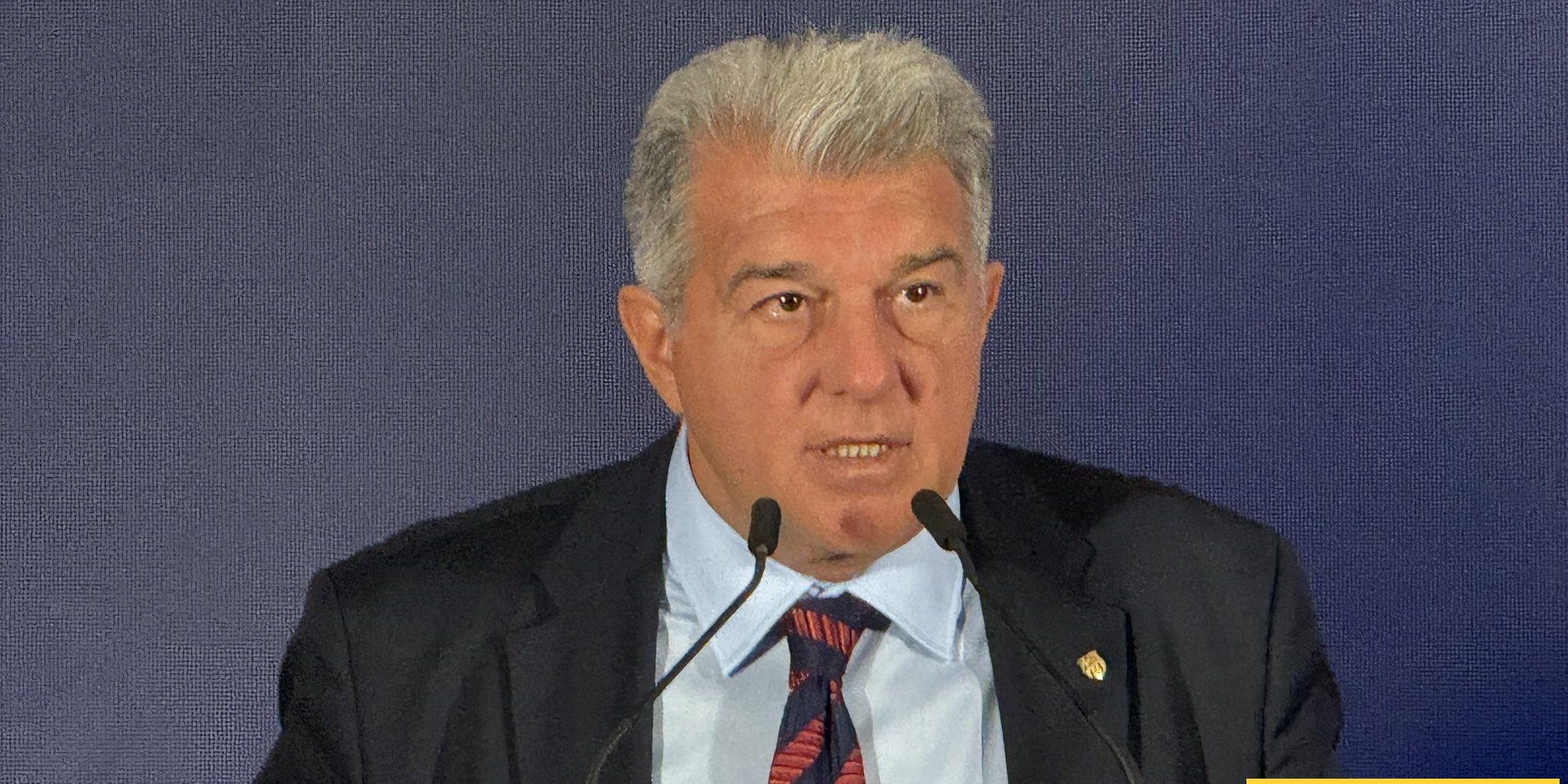 تصريح جرئ من لابورتا بعد خسارة برشلونة أمام جيرونا