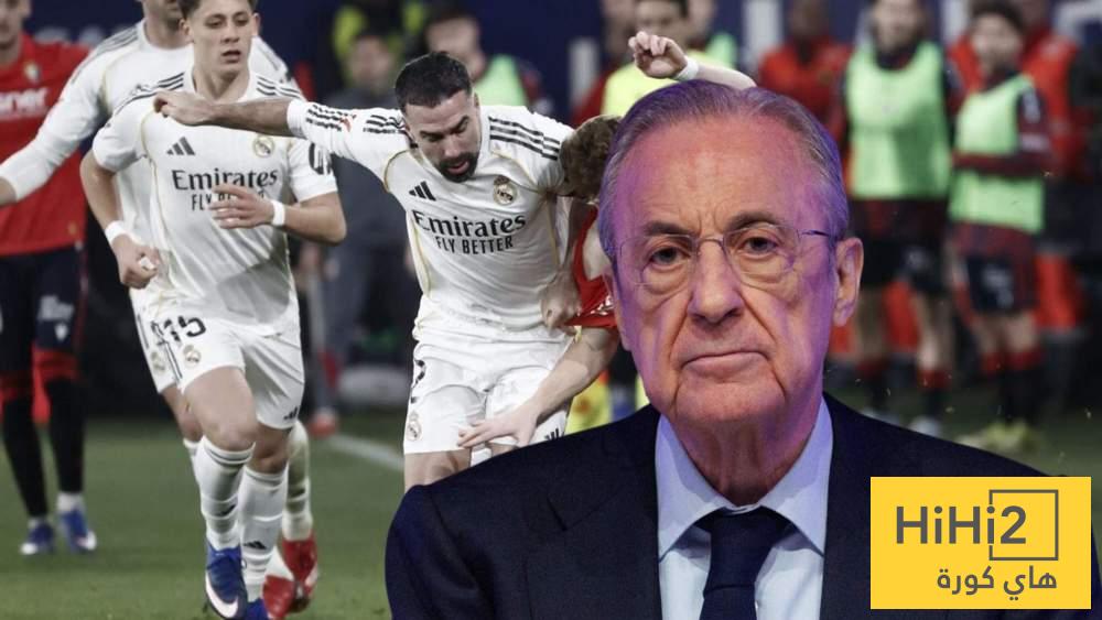 فلورنتينو جاهز لبيع هذا اللاعب بعد أدائه الكارثي أمام أوساسونا